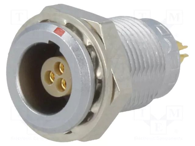 Connector: circular; 00; socket; female; PIN: 3; soldering; 3A; IP50 LEMO EGG.00.303.CLL
