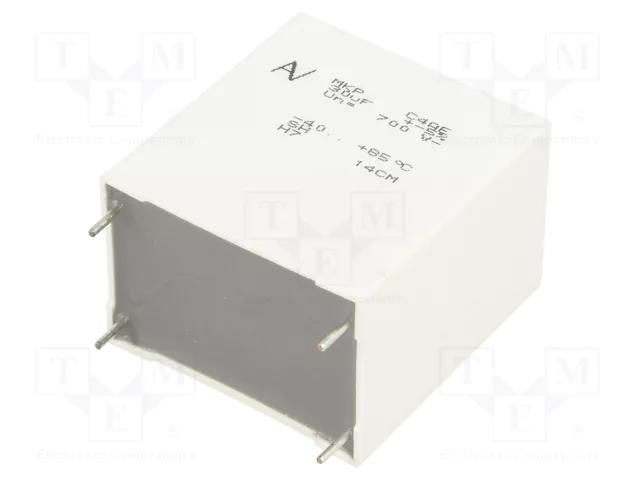 Capacitor: polypropylene; DC-Link; 30uF; ESR: 3.2mΩ; THT; ±5%; C4AE KEMET C4AEJBW5300A3LJ