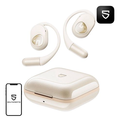 TWS Soundpeats GoFree2+ headphones (white), Soundpeats GoFree2+ beige