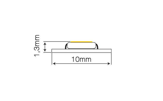 LED лента 24Vdc, 14,4W / m, SMD2835 120LED / m, 1440lm, теплый белый 2700K, 120 °, LED LINE 476852 5907777476852