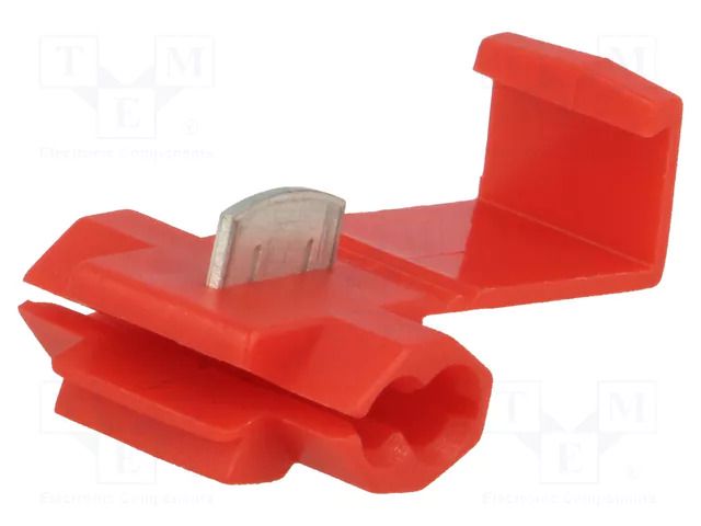 Quick splice; for cable; IDC; Contacts: copper; tinned; red; 300V BM GROUP BM00110