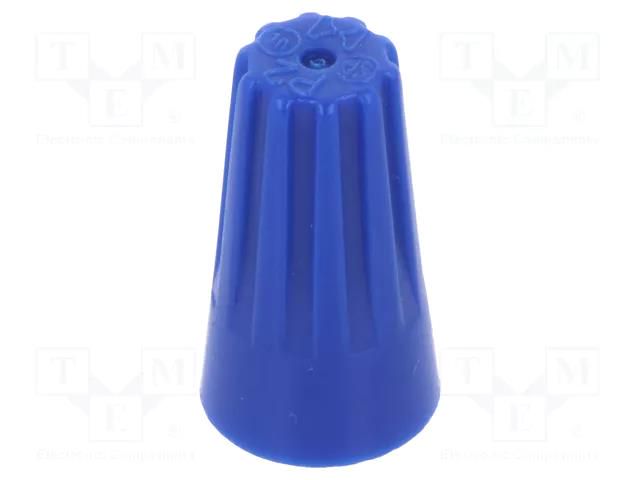 Quick splice; screwed; blue; 22AWG÷14AWG; Variant: end connector NINIGI ST-130/B