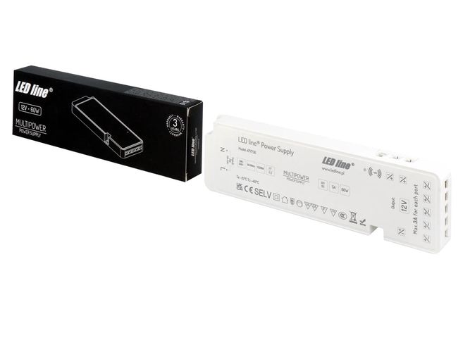 Power Supply MULTIPOWER 100-12 8.3A 100W 12V IP20 477743 5907777477743