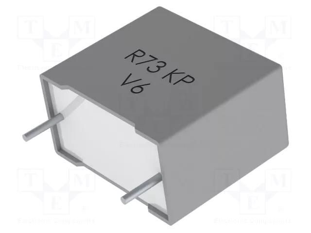 Capacitor: polypropylene; R73; 6.8nF; 18x10x16mm; THT; ±5%; 15mm KEMET R73TI16804000J