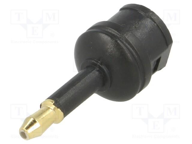 Connector: fiber optic; adapter,plug/socket; optical (Toslink) LOGILINK LOG-CA1014