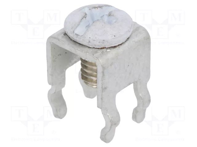 Terminal: screw terminal; THT,screw terminal; white; 7x5mm KEYSTONE KEYS7797-4