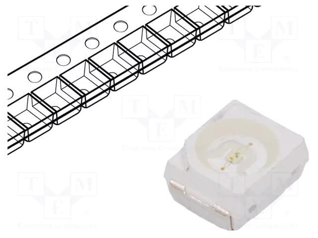 LED; SMD; 3528,PLCC2; green; 1120÷2180mcd; 3.5x2.8x1.9mm; 120° OPTOSUPPLY OSG5DAS1C1A-LM