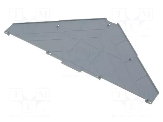 Separating plate; ways: 16; Marking: 0-15; -25÷70°C; UL94V-0 WEIDMÜLLER TWPRV160-15