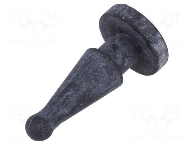 Fastener for fans and protections; Ømount.hole: 5mm; black RICHCO FM-9