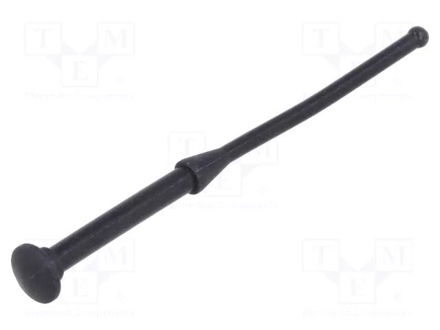 Fastener for fans and protections; Ømount.hole: 3.5mm; black RICHCO FM-7