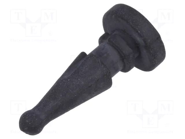 Fastener for fans and protections; Ømount.hole: 5mm; black RICHCO FM-4
