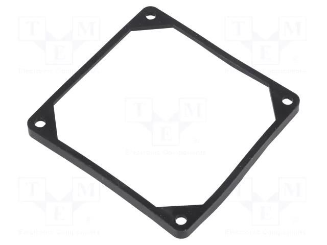 Mounting gasket; Ømount.hole: 5mm; black; Shore hardness: 40 RICHCO FGA-92