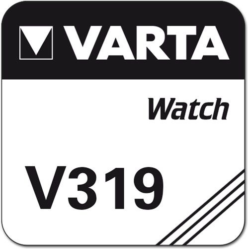 Watch SR64 (V319) Battery, 10 pcs. in box - silver oxide-zinc button cell, 1.55 V 48028