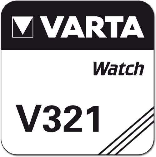 Watch SR616 (V321) Battery, 10 pcs. in box - silver oxide-zinc button cell, 1.55 V 48031