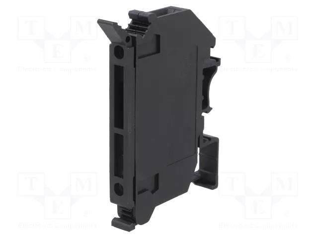 Fuse holder; 5x20mm; for DIN rail mounting; 6.3A; 800VAC; Poles: 1 DEGSON ELECTRONICS PC-4-HE