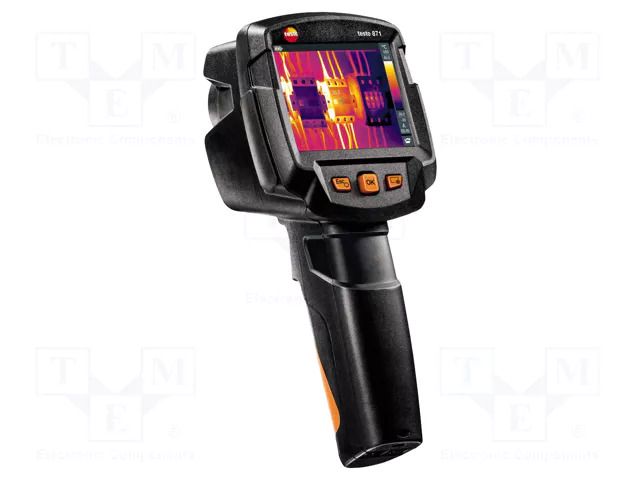 Infrared camera; LCD 3,5"; 240x180; 9Hz; -30÷650°C; IP54; 2.6mrad TESTO TESTO871S