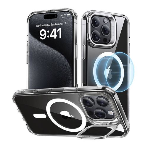 ESR Classic Hybrid (HaloLock) case with stand for iPhone 16 Pro (transparent), ESR 1A7490102