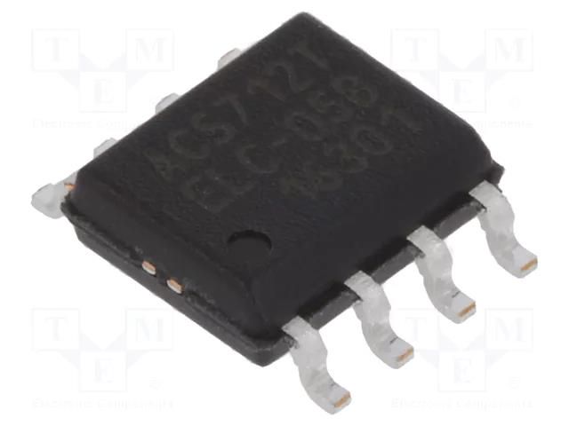 Sensor: current; SO8; Usup: 4.5÷5.5VDC; ±5A; Temp: -40÷85°C; 185mV/A ALLEGRO MICROSYSTEMS ACS712ELCTR-05B