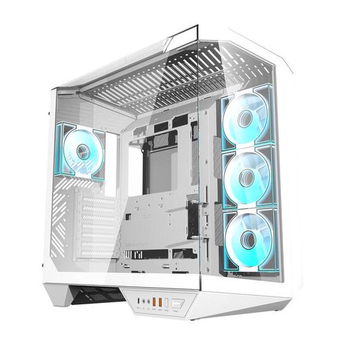 Darkflash DY470 computer case (white) + 4 fans, Darkflash DY470 White