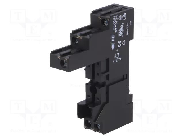 Socket; PIN: 5; 12A; 250VAC; H: 61mm; W: 15.5mm; screw terminals; RT1 TE Connectivity RT78724