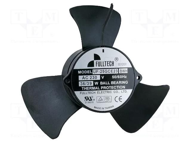 Fan: AC; axial; 230VAC; Ø220x86mm; 780m3/h; 52dBA; ball; 1400rpm FULLTECH UF25GCE23-H