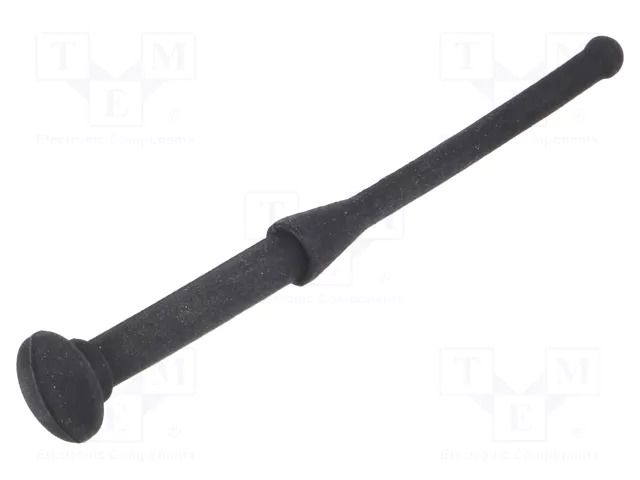 Fastener for fans and protections; Ømount.hole: 3.5mm; black RICHCO FM-5