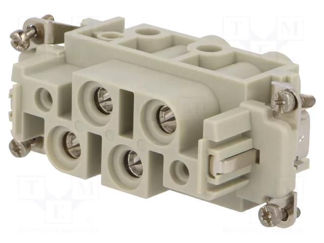 Connector: HDC; contact insert; female; EPIC® K; PIN: 6(4+2) LAPP 44424044