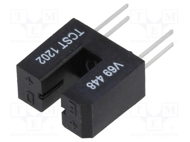 Sensor: optocoupler; through-beam (with slot); Slot width: 3.1mm VISHAY TCST1202