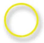 COLOR CODED RING, SHELL SIZE 10 PLUG UTS610CCRY..