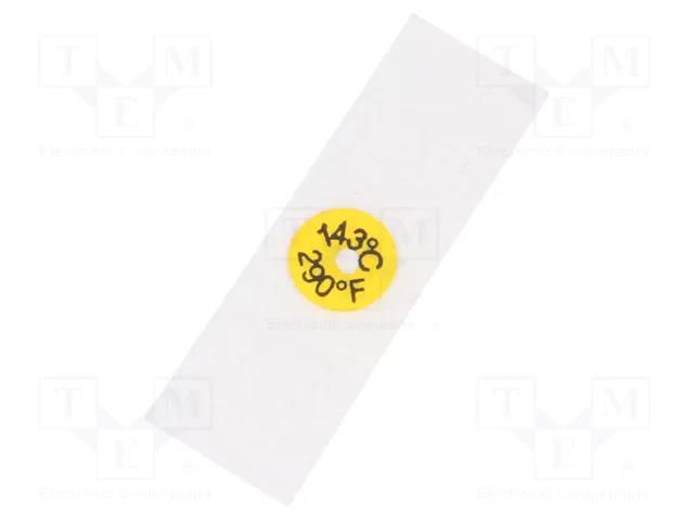 Temperature indicator; 143°C; °C,°F; Ø5mm; Micro-CelsiPoint SPIRIG CPM-143