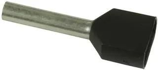 TERMINAL, FERRULE, 12 X 2.3MM, BLACK SPC4568