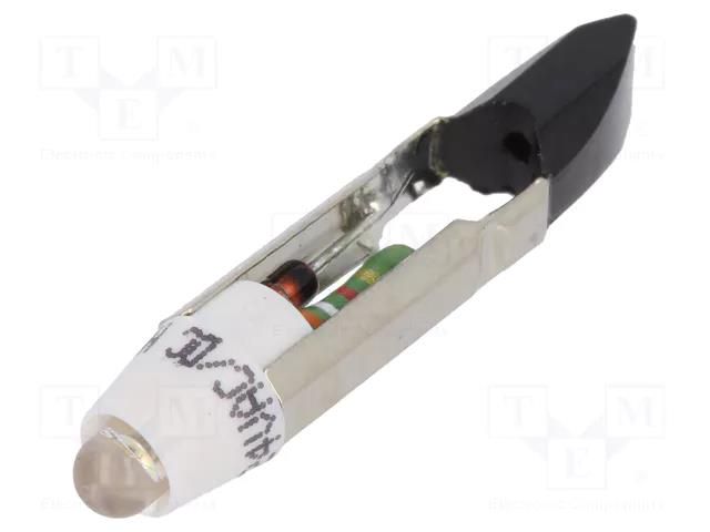 LED lamp; white; T5,5; 24VDC; 24VAC CML INNOVATIVE TECHNOLOGIES 1505135W3