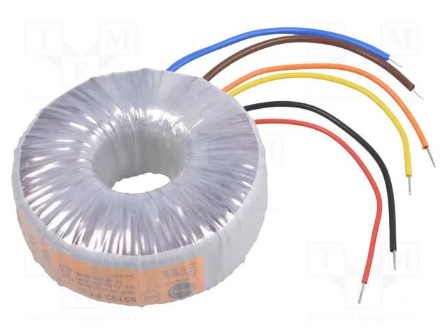 Transformer: toroidal; 160VA; 230VAC; 25V; 25V; 3.2A; 3.2A; Ø: 110mm TALEMA 55153-P1S2