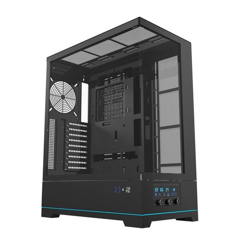 Darkflash DY451 computer case without fans (black), Darkflash DY451L Black