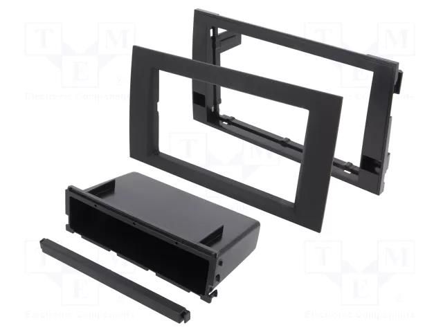 Radio frame; Audi,Seat; 2 DIN; anthracite ACV RAM-40.138.1