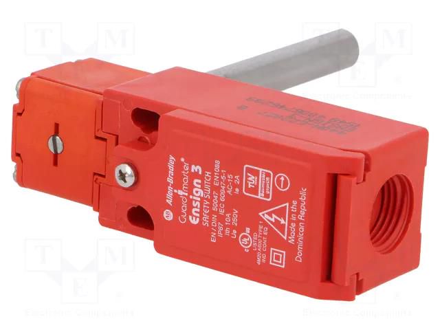 Safety switch: hinged; ENSIGN; NC x2; IP67; -20÷80°C; red; PBT Allen Bradley Guardmaster 440H-E22027