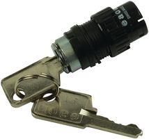 ACTUATOR, SQUARE, KEYLOCK SWITCH 61-2205.0/D.