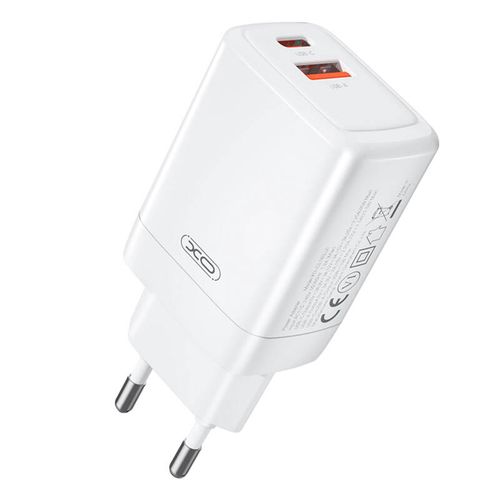 Wall charger XO CE16, 45W, 1x USB-C, 1x USB-A, XO CE16