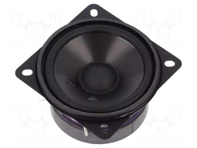 Loudspeaker; 10W; 8Ω; 84.4x84.4x49mm; 75÷18000Hz; Ø: 87mm VISATON VS-SL87FE-8