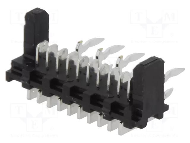 Connector: wire-board; socket; male; PIN: 10; 1.27mm; THT; PicoFlex MOLEX MX-90800-0010