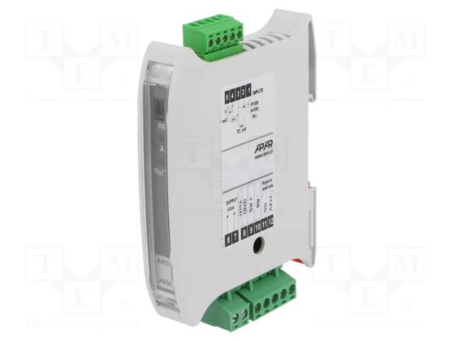 Converter: temperature; 18÷50VDC; 13÷34VAC; Features: 1 channel APAR AR594