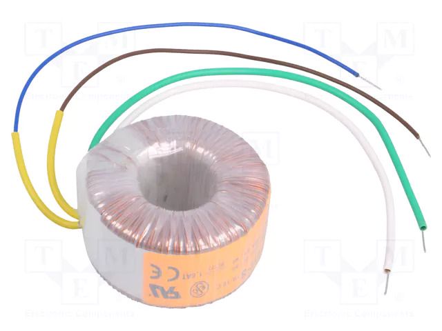 Transformer: toroidal; 20VA; 230VAC; 12V; 1.667A; Leads: cables TALEMA 58-0020-012-S