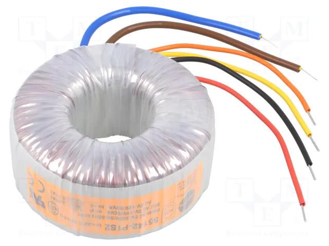 Transformer: toroidal; 120VA; 230VAC; 18V; 18V; 3.333A; 3.333A TALEMA 55142-P1S2