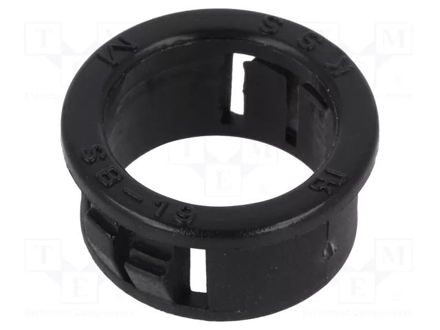 Grommet; Ømount.hole: 19.1mm; Øhole: 15.8mm; black KSS WIRING SB-19M
