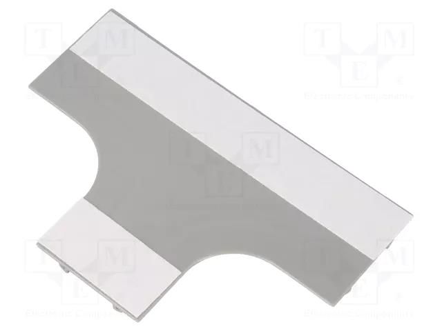 T-connector-base; grey; ABS; UL94HB KSS WIRING RBT-40