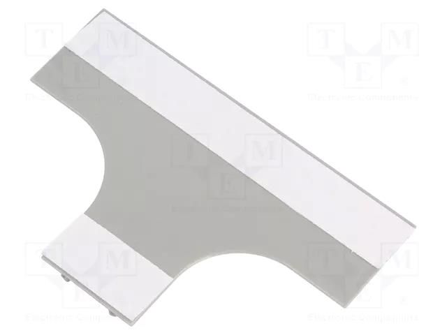 T-connector-base; grey; ABS; UL94HB KSS WIRING RBT-30