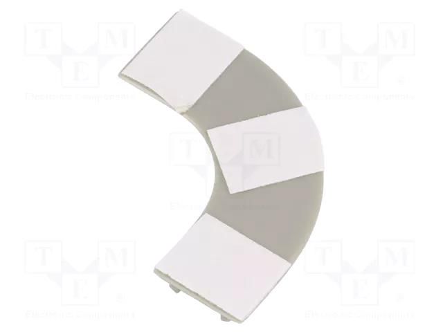 L-connector-base; grey; ABS; UL94HB KSS WIRING RBL-20