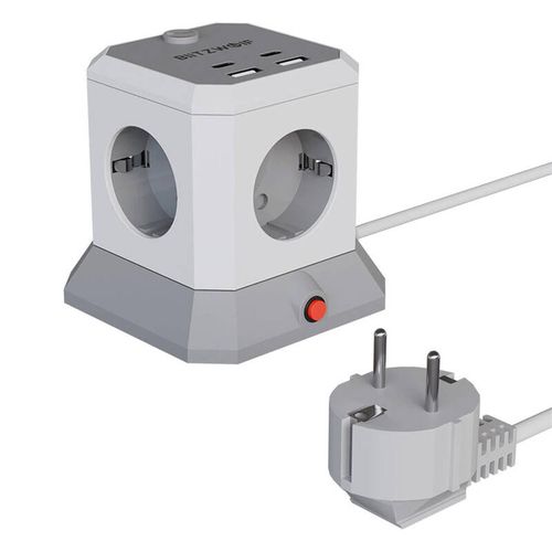 BlitzWolf BW-EC1 4xAC 2xUSB-A 2xUSB-C Extender, BlitzWolf BW-EC1