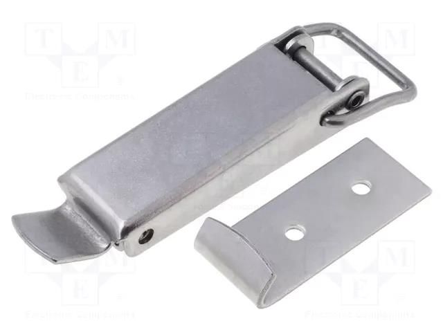 Clasp; stainless steel; W: 43mm; L: 193.5mm; 2000N ELESA+GANTER TLA.S-30/193.5R