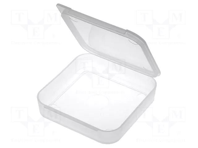 Container: single; polypropylene; 70x70x13mm LICEFA V20-7